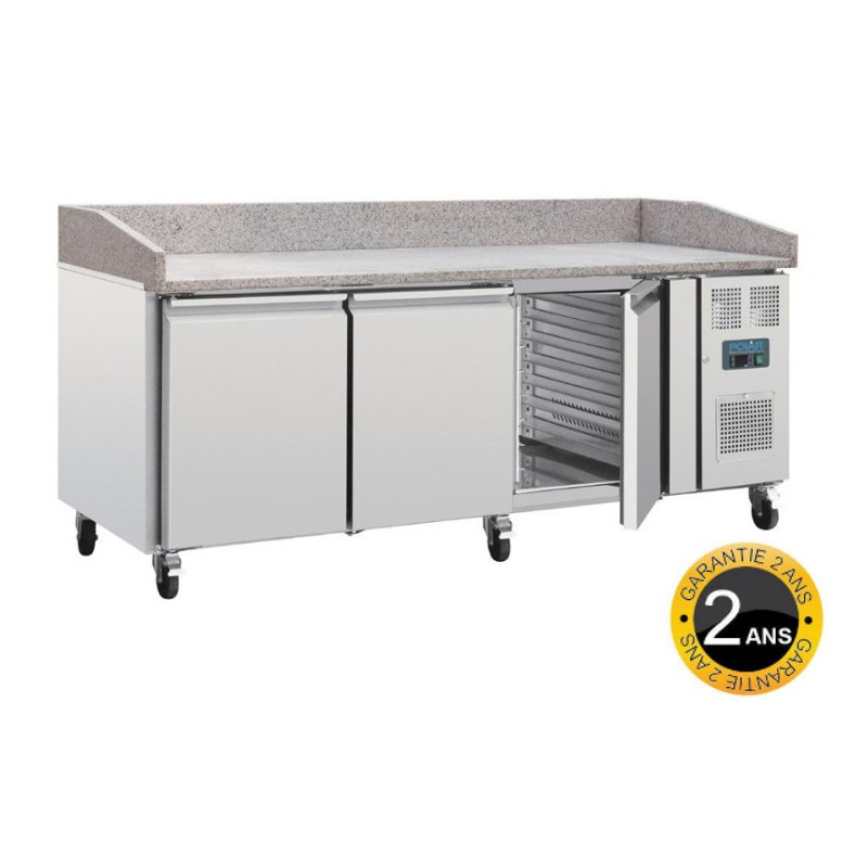 Comptoir réfrigéré 3 portes GRANIT Tropicalisé matériel CHR occasion prix déstockage