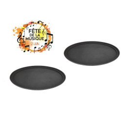 Grands plateaux de service antidérapants torpilleur