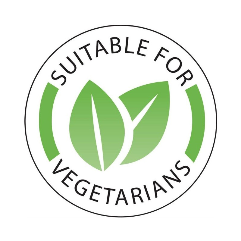 étiquette de signalisation végétarien sans viande allergène