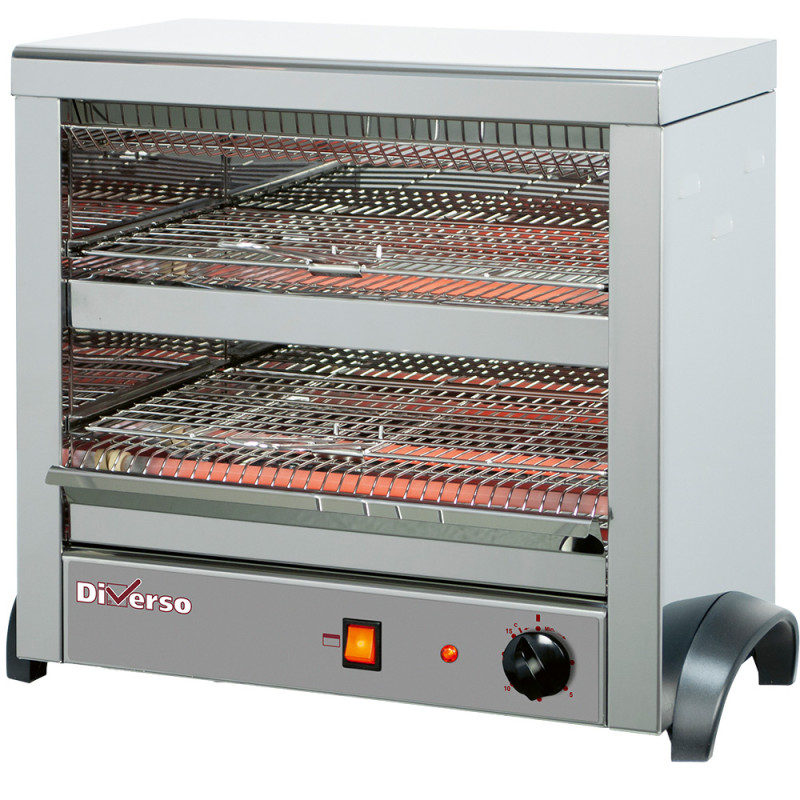 Toaster salamandre deux niveaux électrique professionnel