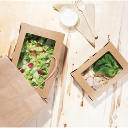 carton à salade vente à emporter emballage nourriture pour magasin