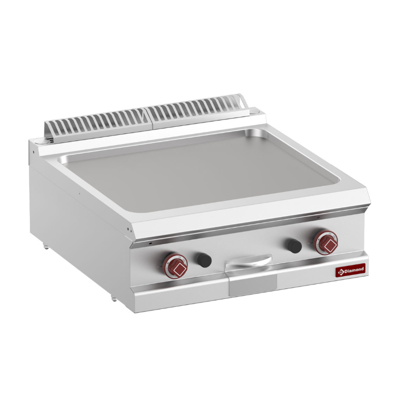 Plancha lisse inox gaz 700 à poser grande cuisine pro
matériel pro occasion déstockage plancha lisse