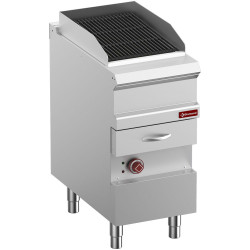 Grill Vapeur électrique, grille en fonte "double face", module 1/2,