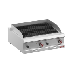 Grill pierre de lave gaz 800 à poser grande cuisine pro