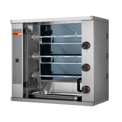 Machine à rôtir électrique rôtissoire vitro 9 poulet 3 broche matériel CHR pro