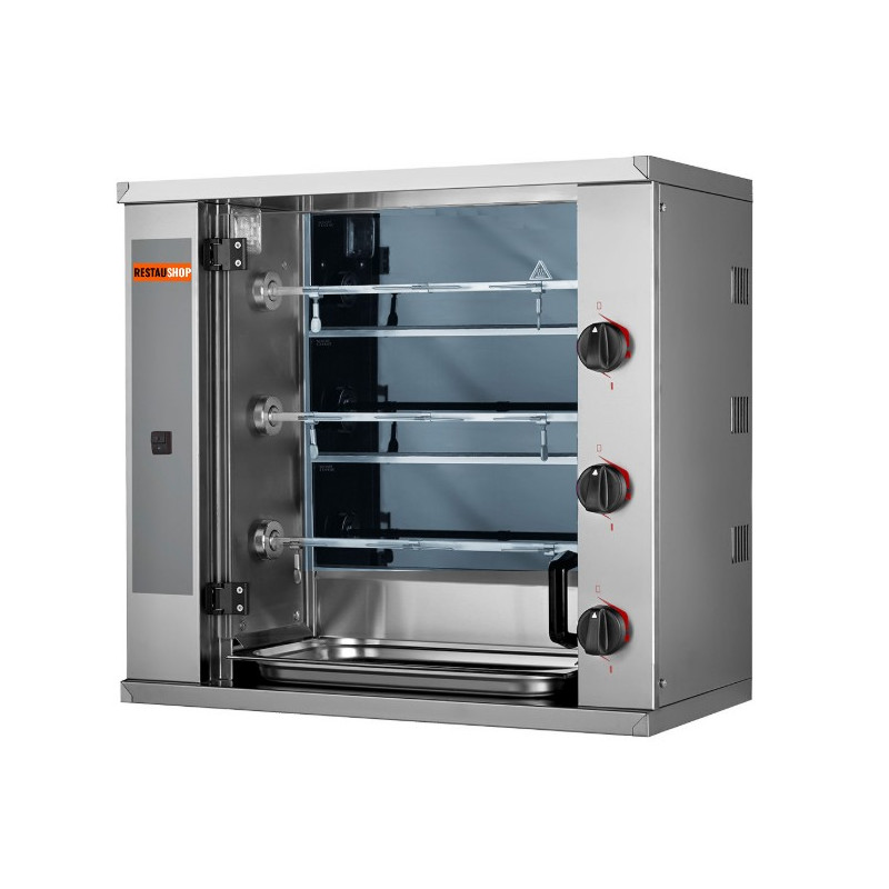 Machine à rôtir électrique rôtissoire vitro 9 poulet 3 broche matériel CHR pro