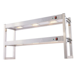 Etagère chauffante inox à poser sur table 230 V