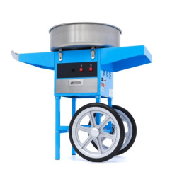 machine barbe à papa pro sur chariot mobile traiteur fêtes et animation