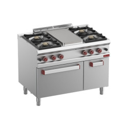 Fourneau Plaque Coup de Feu + 4 Feux + Four Gaz...