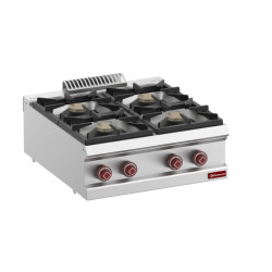 cuisinière piano 4 feux pro pour restaurateur. Matériel CHR