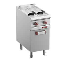 Friteuse électrique double bac 2 x 7L sur armoire appareil restaurateur top performance