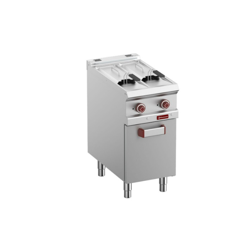 Friteuse électrique double bac 2 x 7L sur armoire appareil restaurateur top performance
