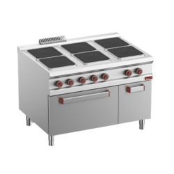 Fourneau professionnel 100% électrique pour grande cuisine collective cantine scolaire ou laboratoire de production