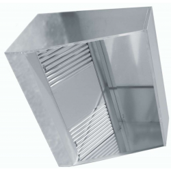 Hotte inox Longueur de 1 ou 1.5 ou 2 m