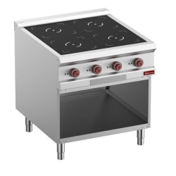 Quatre Feux Induction 400V sur pieds P900