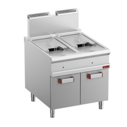 Friteuse 2 x 18L Gaz sur armoire P900