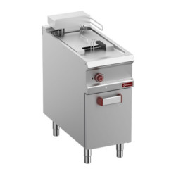 Friteuse 400v 1 x 18 Litres sur placard matériel pro pour restaurateur et CHR