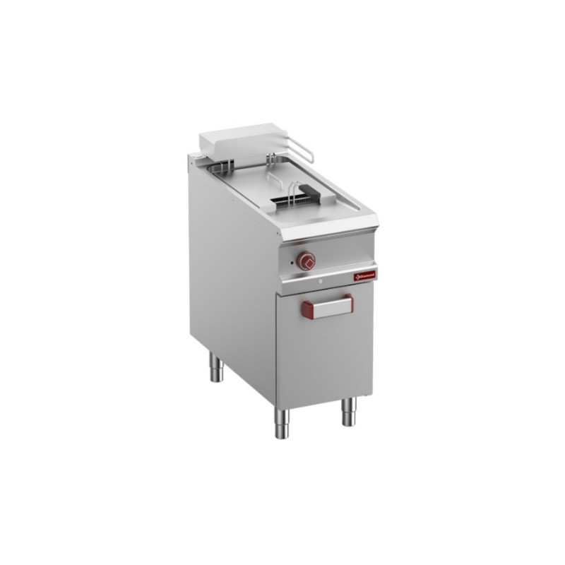 Friteuse 400v 1 x 18 Litres sur placard matériel pro pour restaurateur et CHR Friteuse 400v 1 x 18 Litres sur placard matériel pro pour restaurateur et CHR