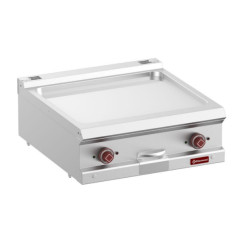 Plancha lisse Chrome électrique  700 à poser grande cuisine pro matériel CHR professionnel