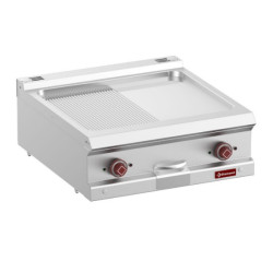 Plancha L700 Chrome mixte 400V à poser P700