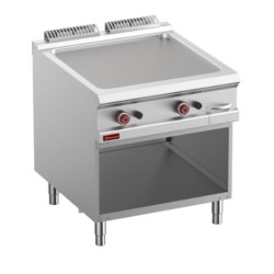 grande plancha sur meuble alimentation gaz matériel CHR pro