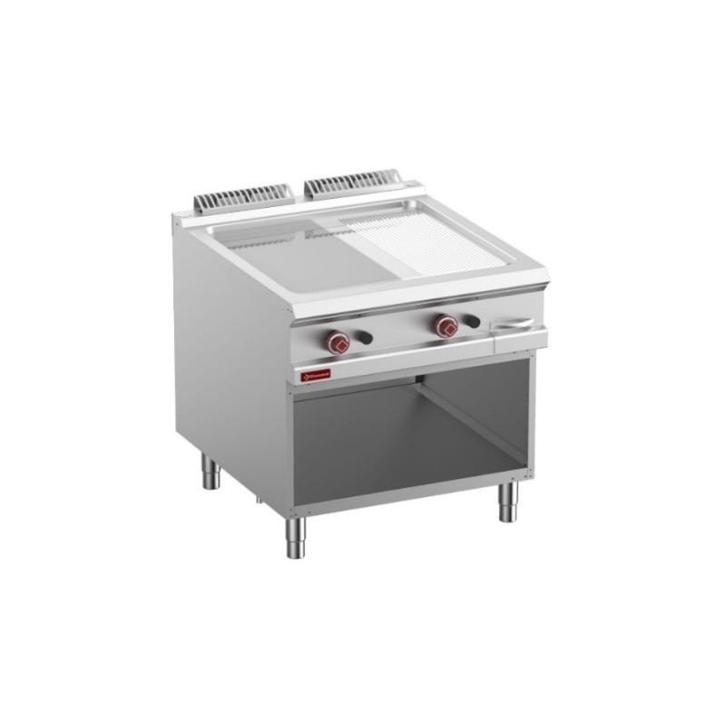 plaque à snacker XL sur armoire ouverte matériel de cuisson pour grillardin