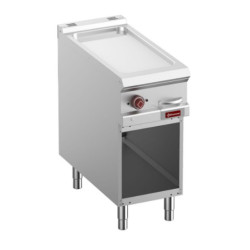 Plancha L400 Chrome 400V sur pieds P900