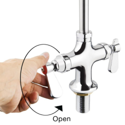 robinetterie pour évier vaisselle inox pro universelle