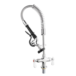 douchette universelle pour bac de plonge pro inox restaurateur métier de bouche cuve laverie