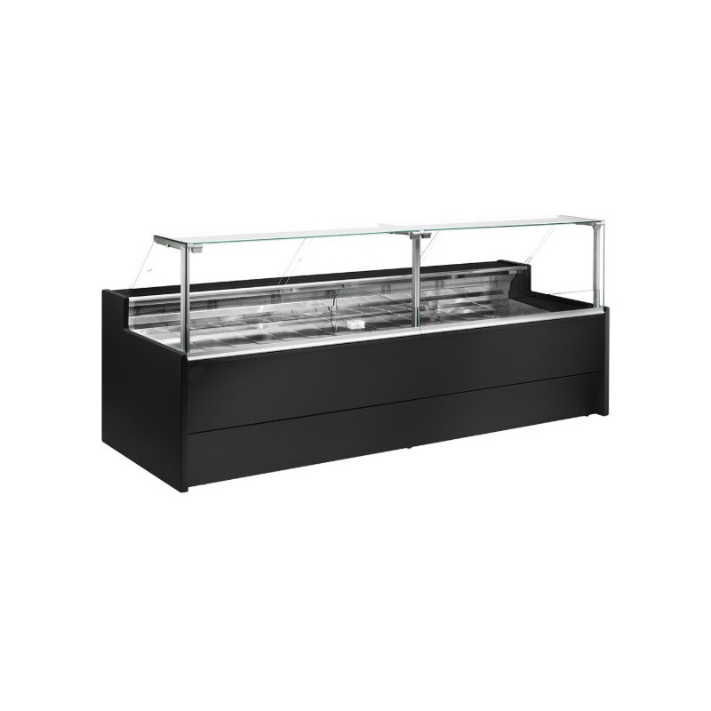 Comptoir froid d'expo pour vente à emporter traiteur plat cuisinier