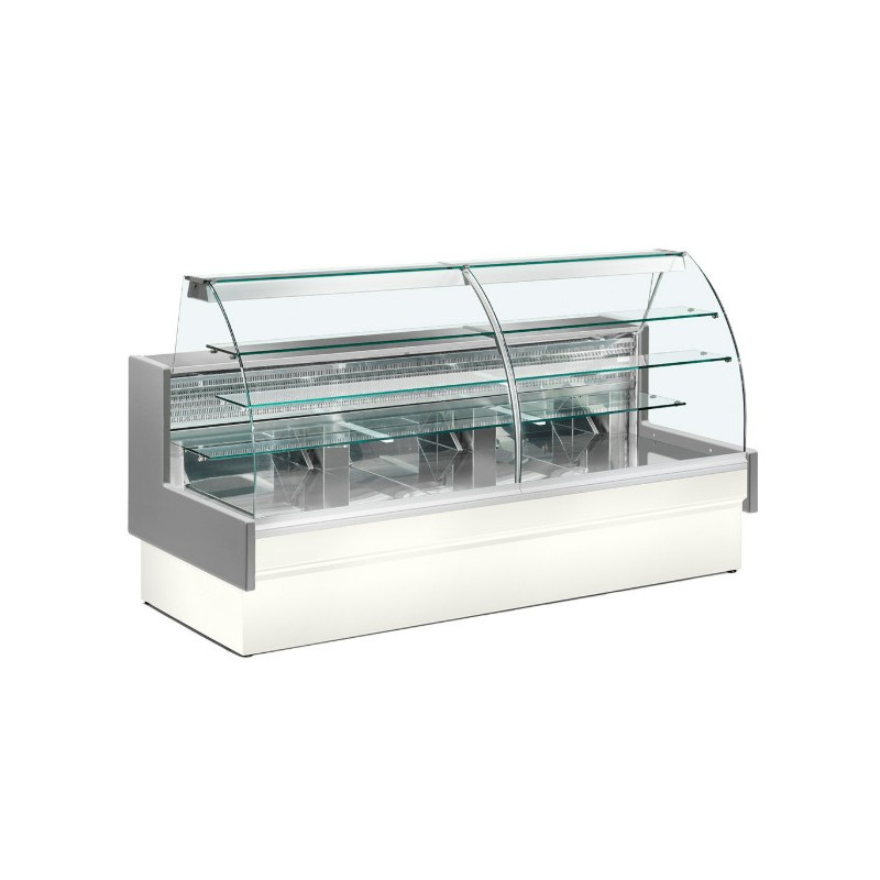 vitrine froide présentation gâteaux et petites pâtisserie équipement pro CHR et commerce alimentaire