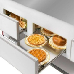 frigo patissier d'exposition servive gateaux et entremets