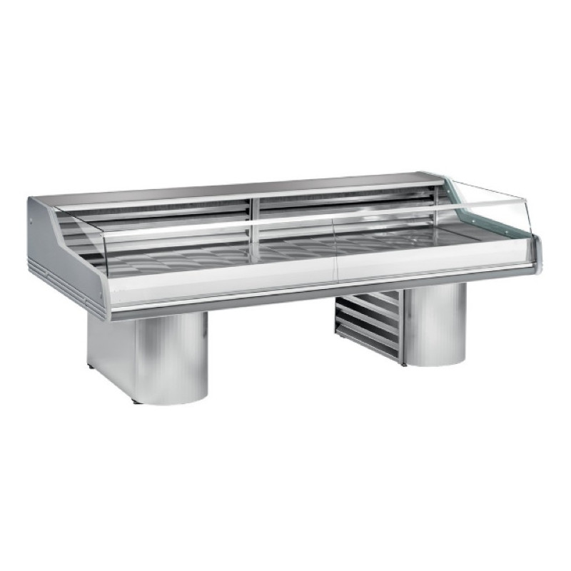 étalage de poisson libre service mobilier professionnel hypermarché