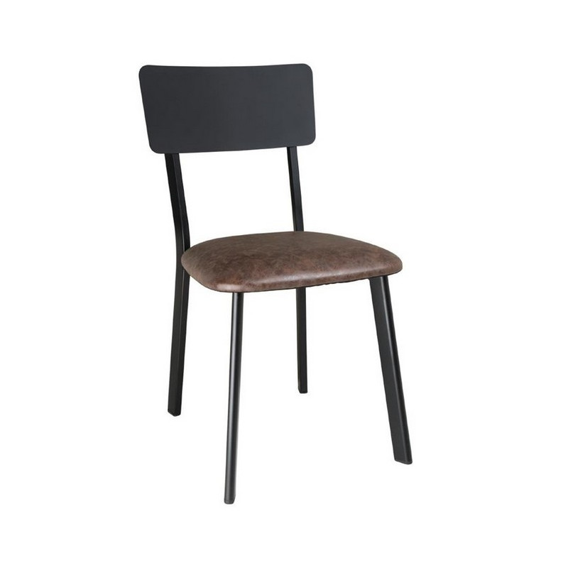 chaise salle de restaurant pizzeria ou brasserie assise cuir mobilier professionnel