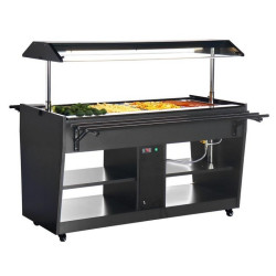 comptoir de maintien au chaud pour self service équipement CHR de restaurant