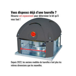 Notice d'information client sur les accessoire de tourelle Saftair norme désenfumage F400.
