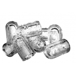 glaçon creux fait avec machine professionnelle