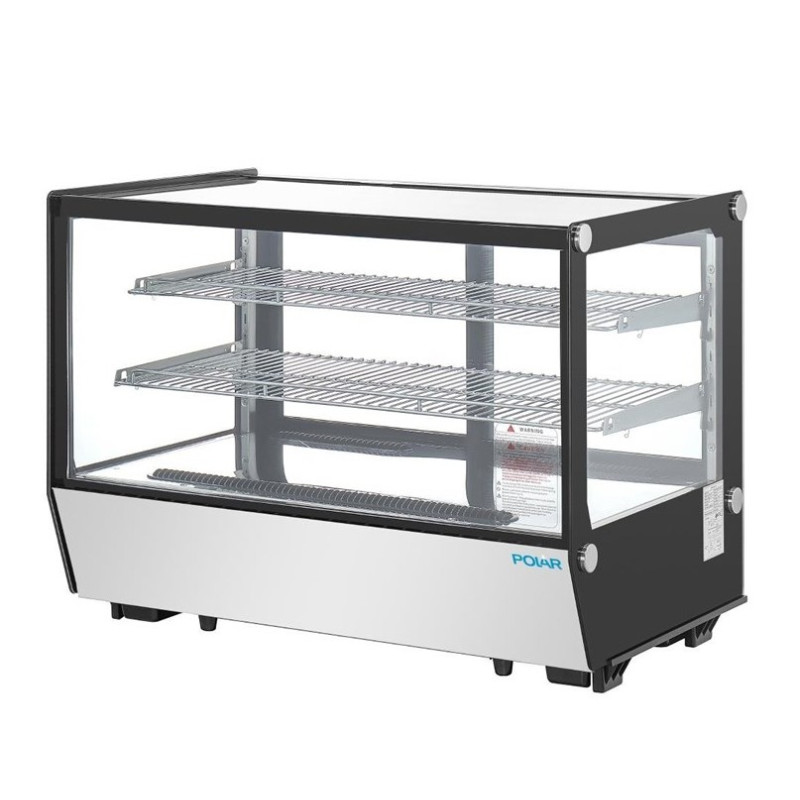 grande vitrine froide de présentation pour vente à emporter
