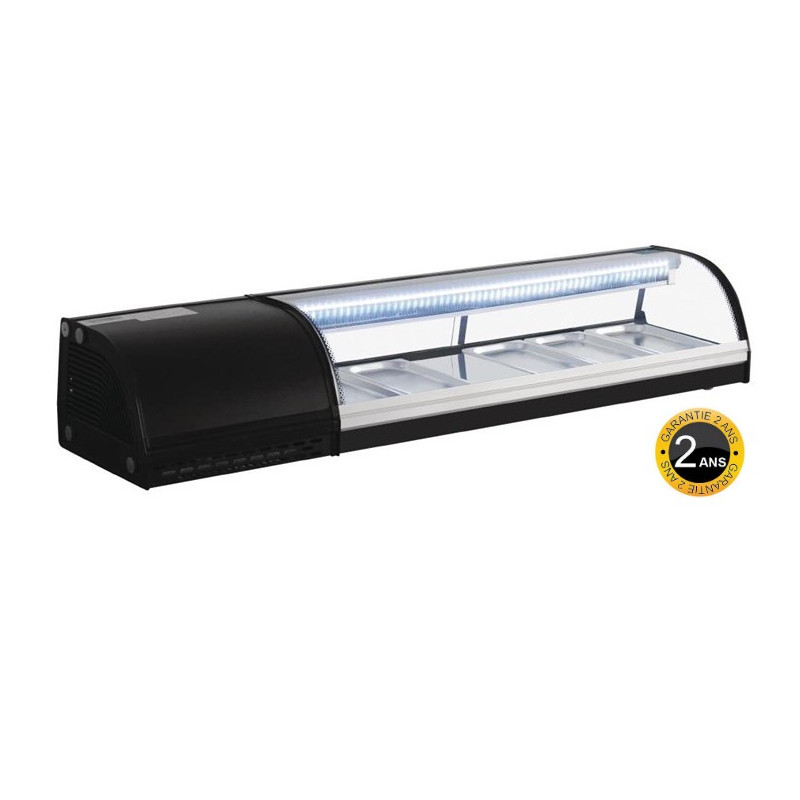 vitrine saladette sushi exposition froid renforcé pour poisson