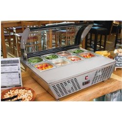 saladette de table petits bacs matériel froid déstockage occasion