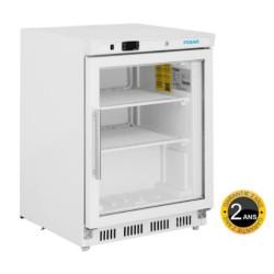 vitrine négative de comptoir pour le stockage des pots de glace