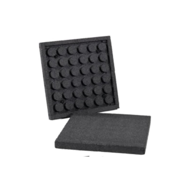 Dalle antivibratile pour caisson moteur d'extraction réseau ventilation professionnel