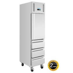 armoire froide slim avec porte et 3 tiroirs équipement CHR pro