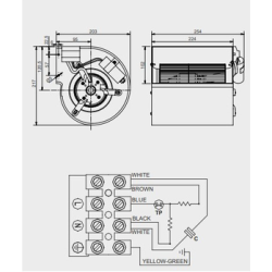 schéma électrique moteur pour hotte compact pas cher prix déstockage