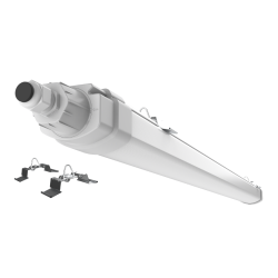 Led lumineux néon avec attaches pour plafond ou suspendu.
