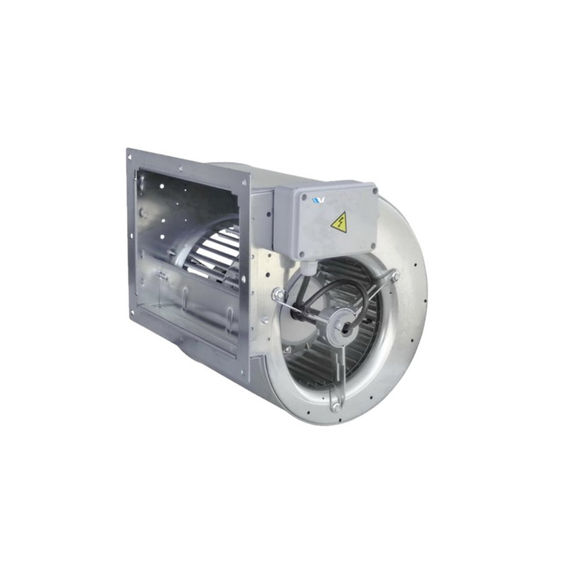 Moteur escargot à installer dans un caisson déporté pour les hottes de cuisines professionnelles CHR.