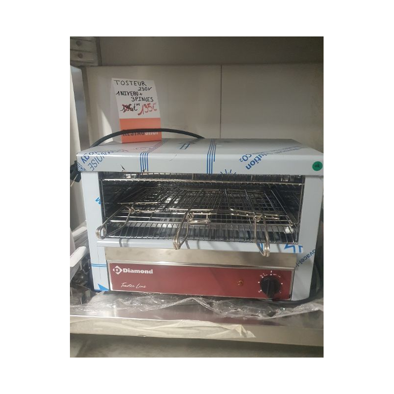 toaster à pince chauffe rapide petit prix déstockage équipement CHR restaurant