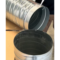 manchon pour tube en acier réseau de ventilation hotte professionnelle