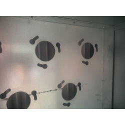 Caisson filtrant 9 cartouches évolutif en 12 pour les hottes sans extraction.