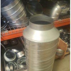 accessoire pour réduire la taille de la gaine de ventilation pour hotte de restaurant